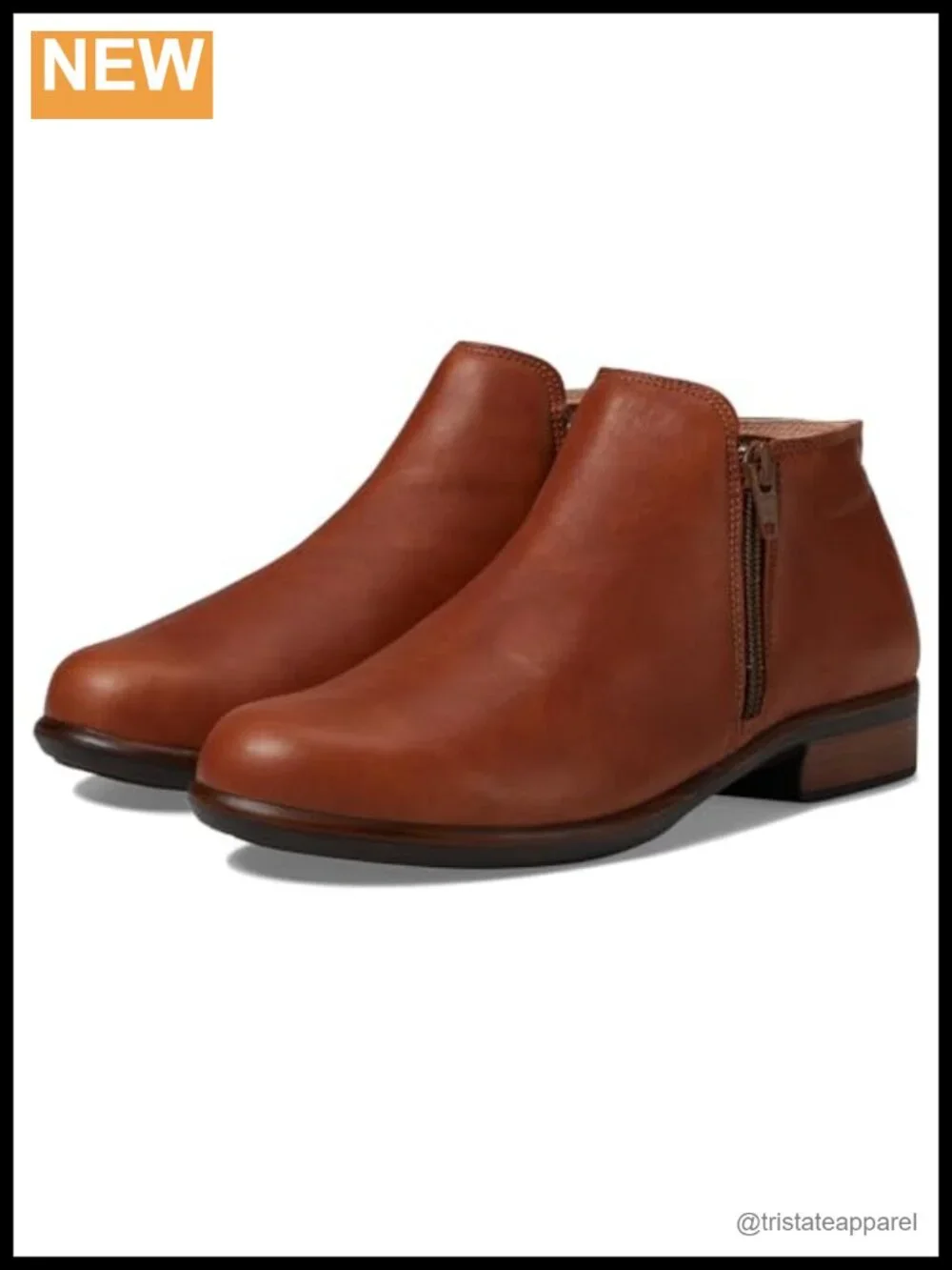 Ankle Boots Leather Removable Footbed Handsewn Stitching